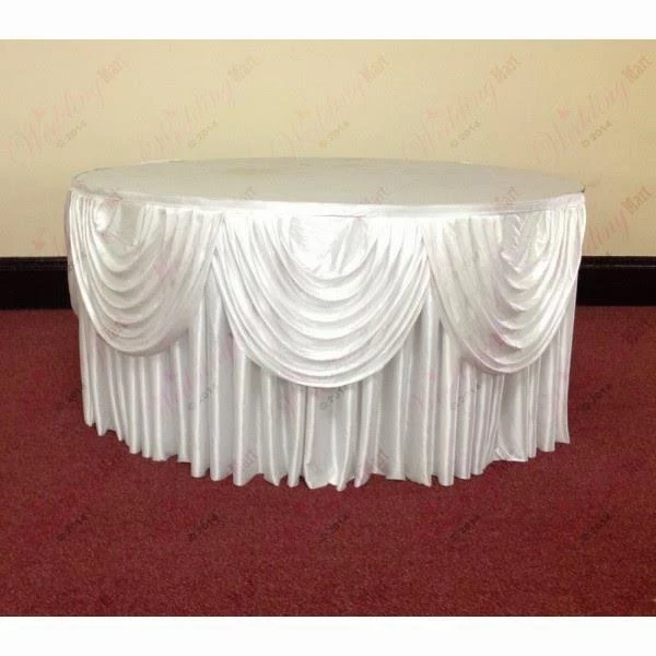 PARTY TABLE COVER WHITE REMPEL