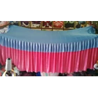 Buffet Table Cover Rempel Color Combination Of Pink And Light Blue  1