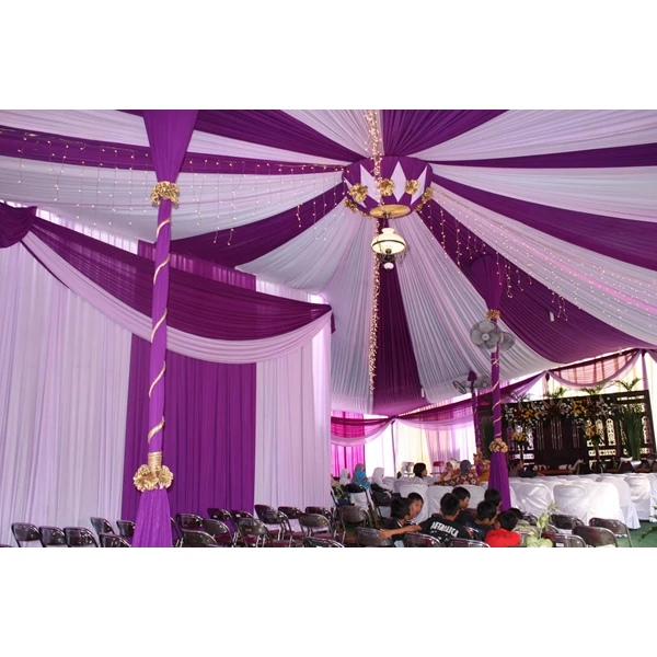 The ceiling of the tent party and fringe of Jakarta